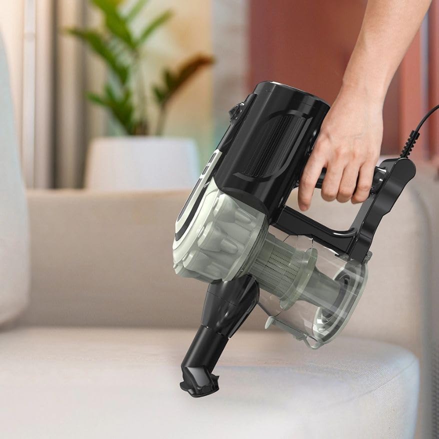 Livoo Corded Upright Vacuum Cleaner 2-in-1 Powerful Lightweight Bagless High Efficiency Filtration