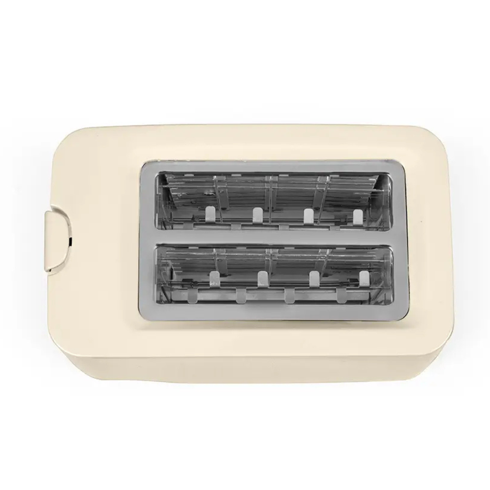 Livoo 2 Slot Electric Toaster 7-Level Adjustable Thermostat, Defrost and Warming Functions w/ Removable Crumb Tray