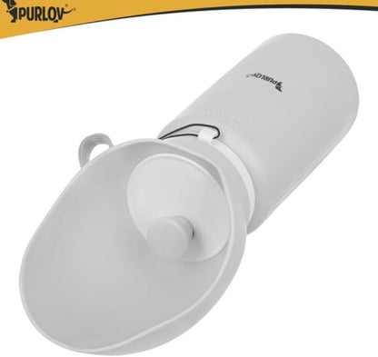 Purlov 22oz Stainless Steel Travel Water Bottle for Dogs and Cats, Portable Drinking Bottle for Walking, Hiking, Travel & Outdoor