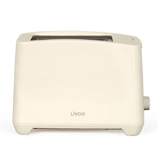 Livoo 2 Slot Electric Toaster 7-Level Adjustable Thermostat, Defrost and Warming Functions w/ Removable Crumb Tray