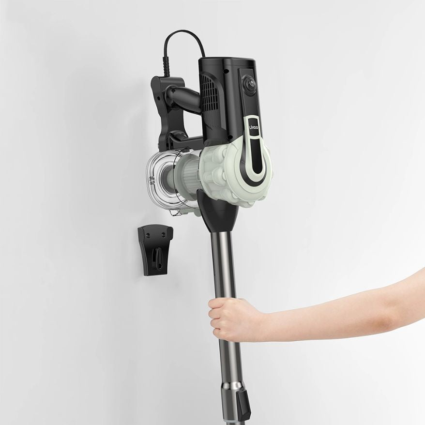 Livoo Corded Upright Vacuum Cleaner 2-in-1 Powerful Lightweight Bagless High Efficiency