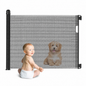 Ruhhy 157cm Safety Gate for Doors & Stairs, Secure Adjustable Snap On Secure Lock for Babies & Dogs & Safety Barrier