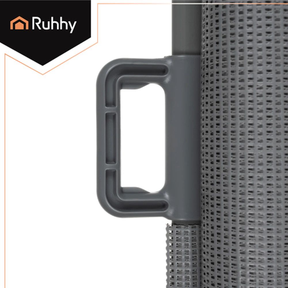 Ruhhy 157cm Safety Gate for Doors & Stairs, Secure Adjustable Snap On Secure Lock for Babies & Dogs & Safety Barrier