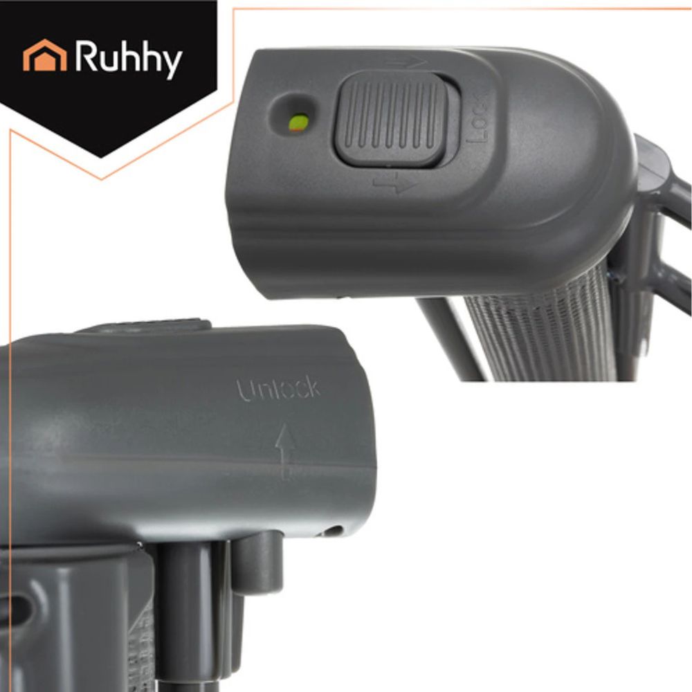 Ruhhy 157cm Safety Gate for Doors & Stairs, Secure Adjustable Snap On Secure Lock for Babies & Dogs & Safety Barrier