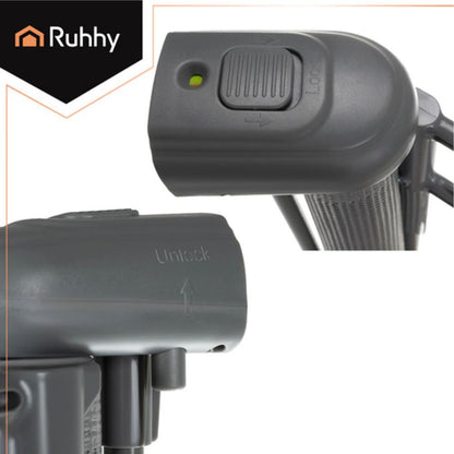 Ruhhy 157cm Safety Gate for Doors & Stairs, Secure Adjustable Snap On Secure Lock for Babies & Dogs & Safety Barrier