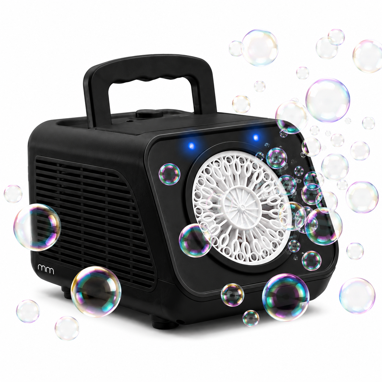 Automatic Bubble Machine for Kids and Parties, Portable LED Bubble Generator for Events LED & Outdoor Play