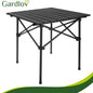 Folding Camping Table 66 x 50.5 x 9.5 cm, Portable Picnic Table, 70 kg Maximum Load, Lightweight Beach, BBQ, Garden