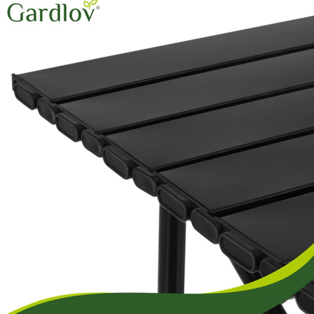 Folding Camping Table 66 x 50.5 x 9.5 cm, Portable Picnic Table, 70 kg Maximum Load, Lightweight Beach, BBQ, Garden
