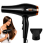 Professional Hair Dryer with Ion Technology, 3 Heat Levels, 2 Speed, Cold Air, Quick Drying 2200W Anti-Frizz Hair Styling