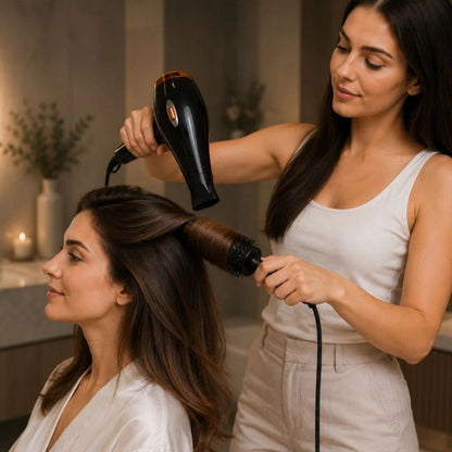 Professional Hair Dryer with Ion Technology, 3 Heat Levels, 2 Speed, Cold Air, Quick Drying 2200W Anti-Frizz Hair Styling