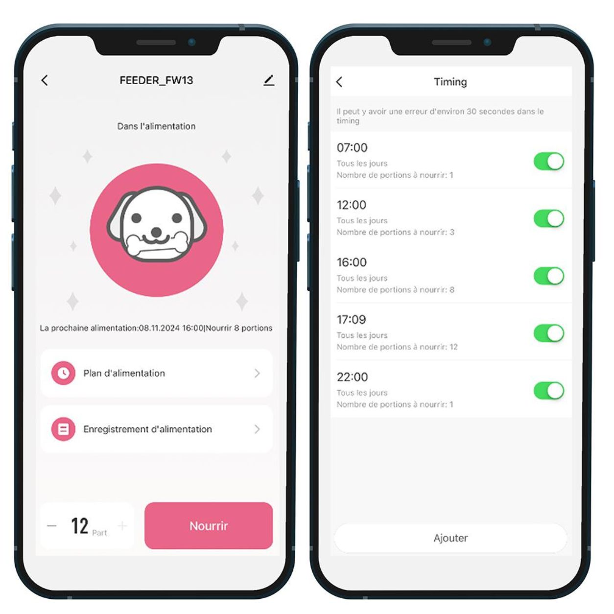 Automatic Pet Feeder with Wi-Fi App Control, Meal Scheduling, Portion Control, Voice Recording Remote Feeding for Home