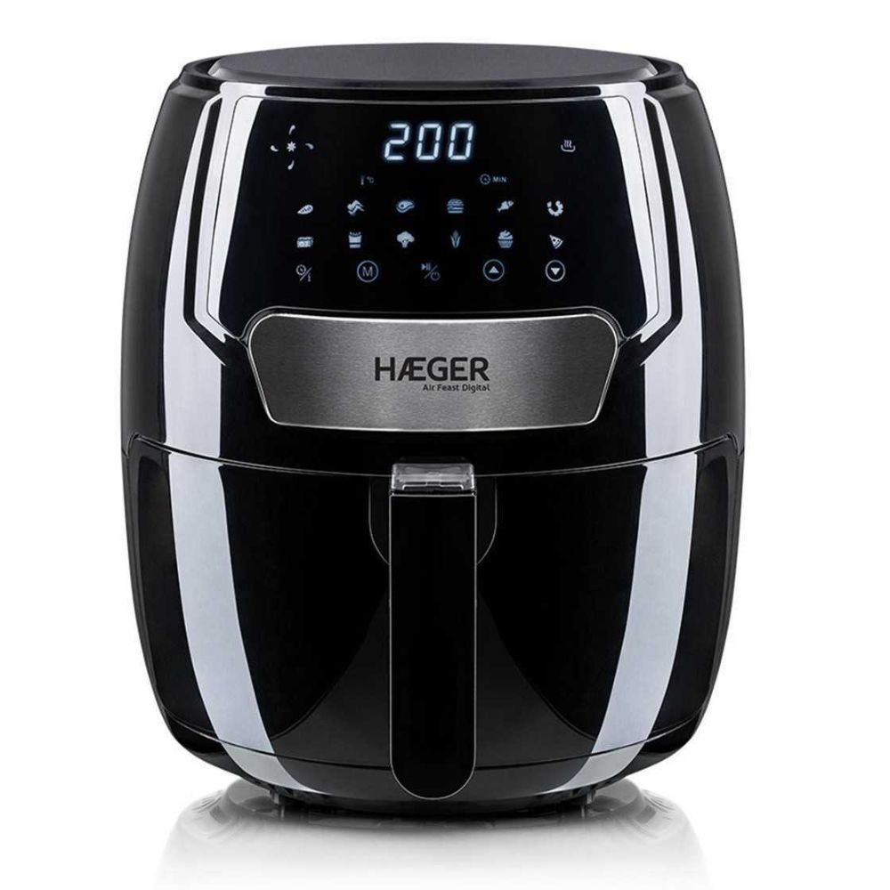 Haeger Air Feast Digital Air Fryer 4.2 L, 1500 W, Oil-Free, 13 Programs, Touchscreen Display,80–200°C Digital Timer