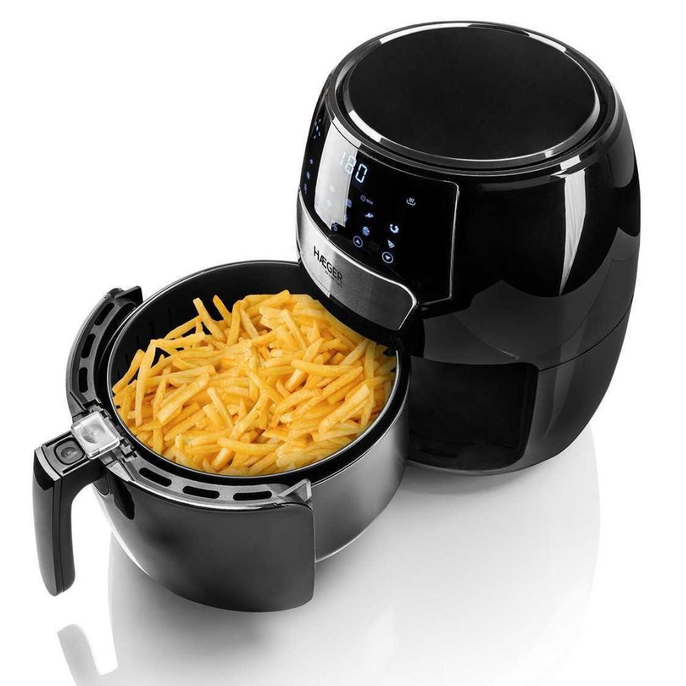 Haeger Air Feast Digital Air Fryer 4.2 L, 1500 W, Oil-Free, 13 Programs, Touchscreen Display,80–200°C Digital Timer