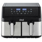 Ideal IK1500 Dual Zone Air Fryer 15L 2400W Oil-Free Digital Touchscreen Digital Touchscreen 2 Cooking Compartments