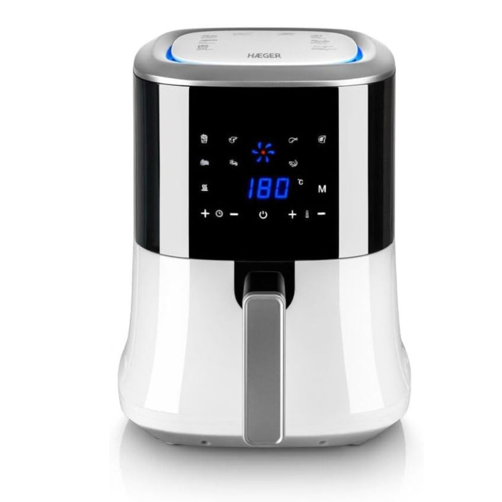 Haeger 2.2L Digital Aero Air Fryer 1000W Oil Free 8 Programs Automatic Touch Screen Digital adjustable Temperature