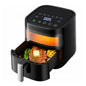 4 L Digital Air Fryer, 1200 W Oil-Free Cooking, Adjustable Temperature and Timer, Non-Stick Basket, Ideal for Frying