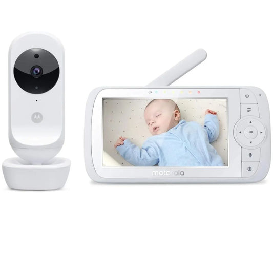 Motorola Digital Baby Monitor LCD Display Night Vision, 2x Digital Zoom, Temperature Monitor & Soothing Lullabies