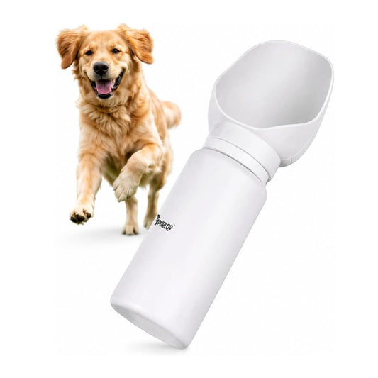 Purlov 22oz Stainless Steel Travel Water Bottle for Dogs and Cats, Portable Drinking Bottle for Walking, Hiking, Travel & Outdoor