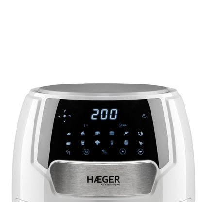 Haeger Air Feast Digital Air Fryer – 4.2 L, 1500 W, Oil-Free, 13 Programs, Touchscreen Display 80–200°C Temperature