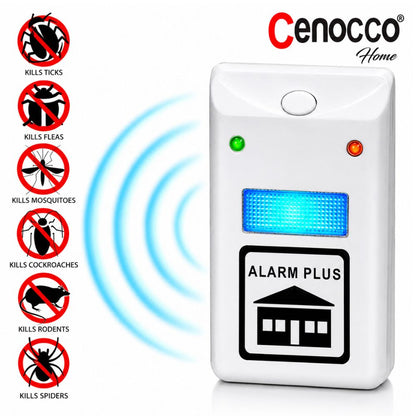 Cenocco Ultrasonic Pest Repeller with Infrared Sensor,Electronic Pest Control Device for Home,Chemical-Free
