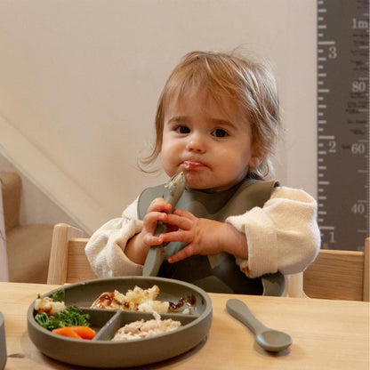 Tiny Dining 120ml Baby Silicone Sippy Cup, BPA-Free Food-Grade Silicone, Drinking Cup with Straw Toddler Training Cup