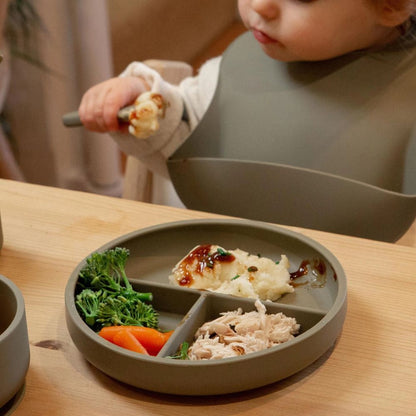 Tiny Dining 120ml Baby Silicone Sippy Cup, BPA-Free Food-Grade Silicone, Drinking Cup with Straw Toddler Training Cup