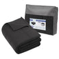 Harbour Housewares Weighted Blanket with Storage Bag, 125 × 150 cm, 4 kg, Soft Cotton for Relaxation & Sleep