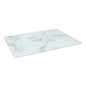 Harbour Housewares Glass Chopping Board 50 × 40 cm, Marble Kitchen Worktop Saver, Tempered Glass Cutting Board