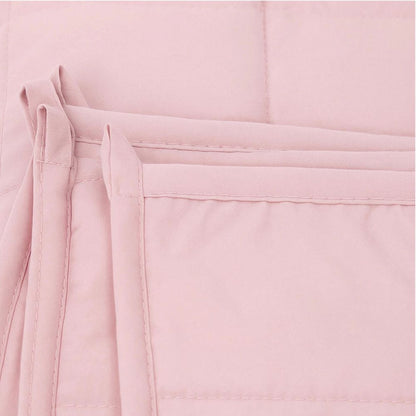 Weighted Blanket with Storage Bag 125 X 180cm 6kg Pink Cozy Weighted Blanket for Relaxation, Rest & Sleep