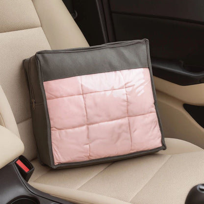 Weighted Blanket with Storage Bag 150 X 200cm 8kg - Pink Cozy Weighted Blanket for Relaxation, Rest & Sleep