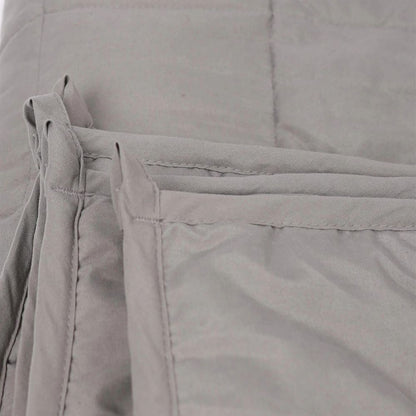Weighted Blanket with Storage Bag 150 X 200cm 8kg - Grey Cozy Weighted Blanket for Relaxation, Rest & Sleep