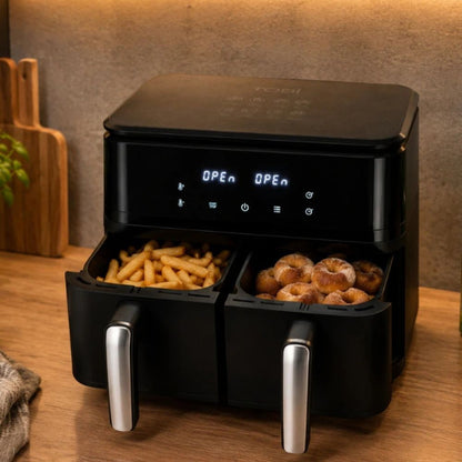 15L 2400W Digital Air Fryer, Oil-Free Hot Air Fryer Oven, Extra Large Capacity, Touchscreen Display Adjustable Temperature