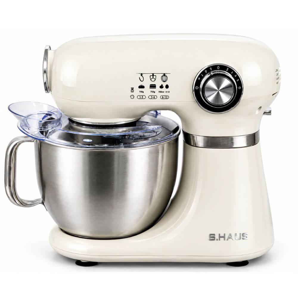 Swiss Haus  Mixer 1000W, 5L Large Capacity Bowl, 12-Speed Multi-Purpose Electric Kitchen Mixer   Kneading & Baking